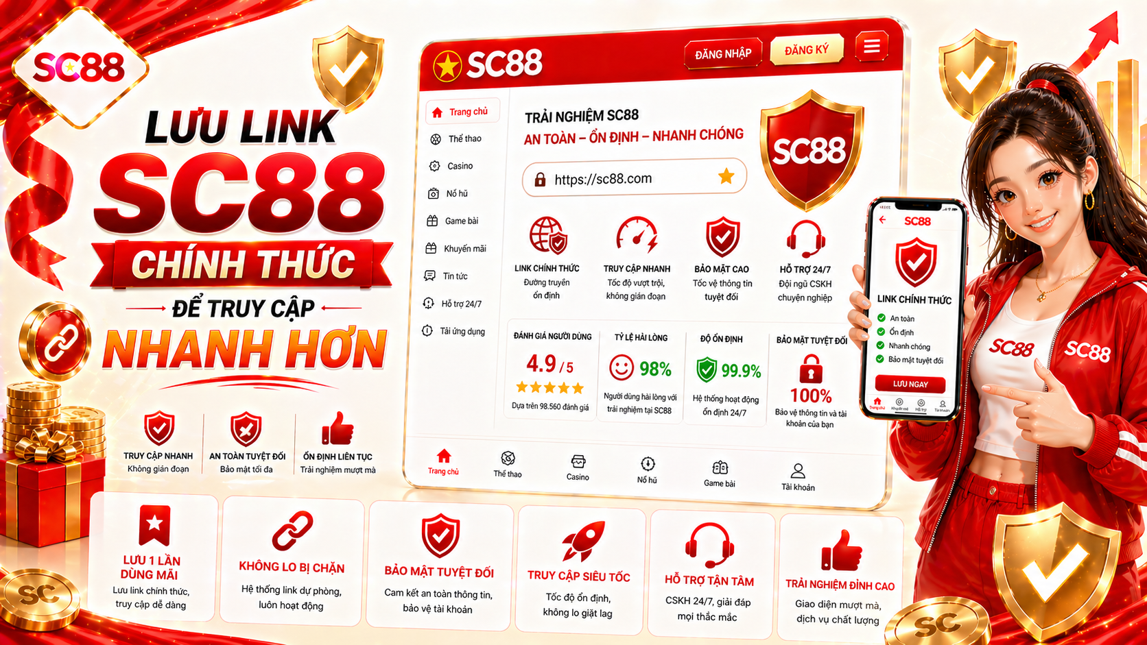 Lưu link sc88 chính thức để truy cập nhanh hơn