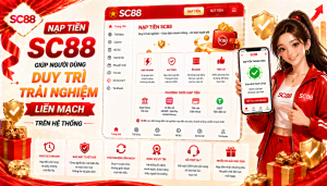Nạp tiền SC88 giúp người dùng duy trì trải nghiệm liền mạch trên hệ thống