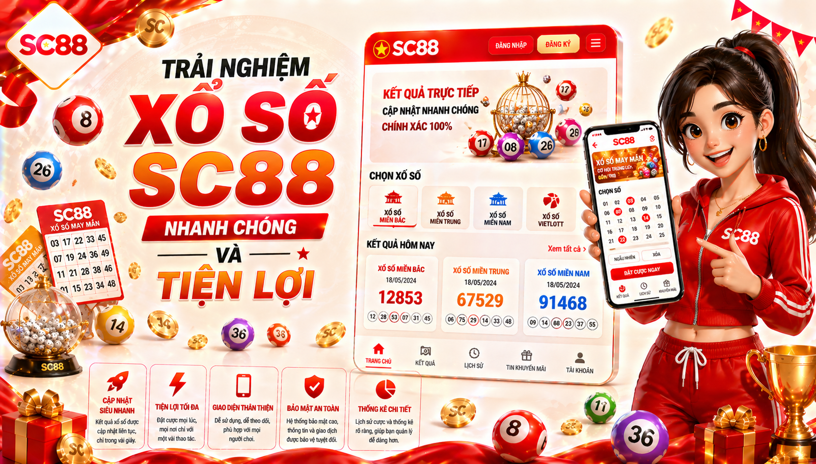 Trải nghiệm xổ số sc88 nhanh chóng và tiện lợi