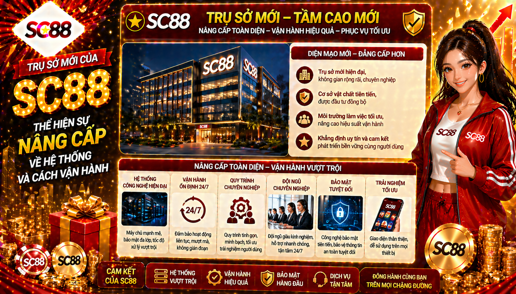 Trụ sở mới của SC88 thể hiện sự nâng cấp về hệ thống và cách vận hành