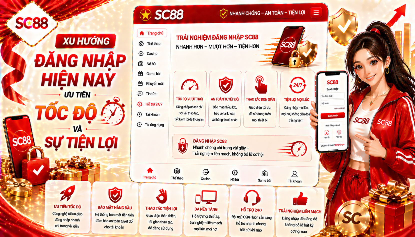 Xu hướng đăng nhập hiện nay ưu tiên tốc độ và sự tiện lợi