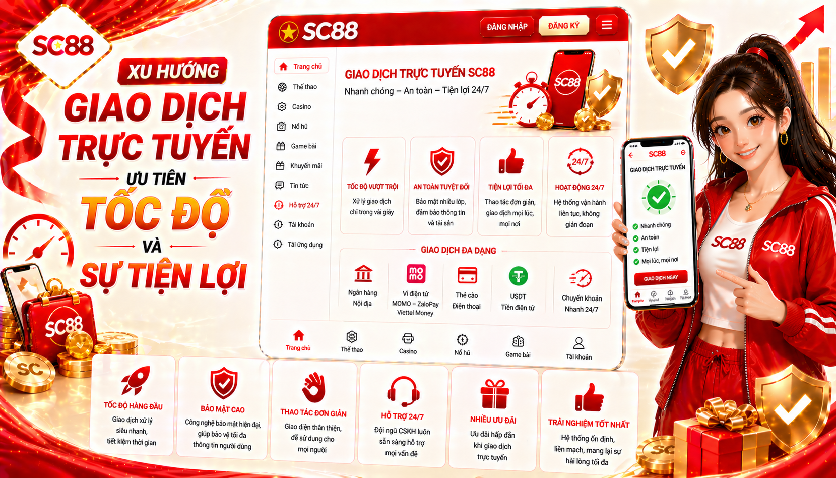 Xu hướng giao dịch trực tuyến ưu tiên tốc độ và sự tiện lợi